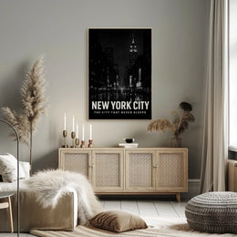 New York City The City That Never Sleeps Poster