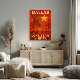 Dallas Lone Star Poster
