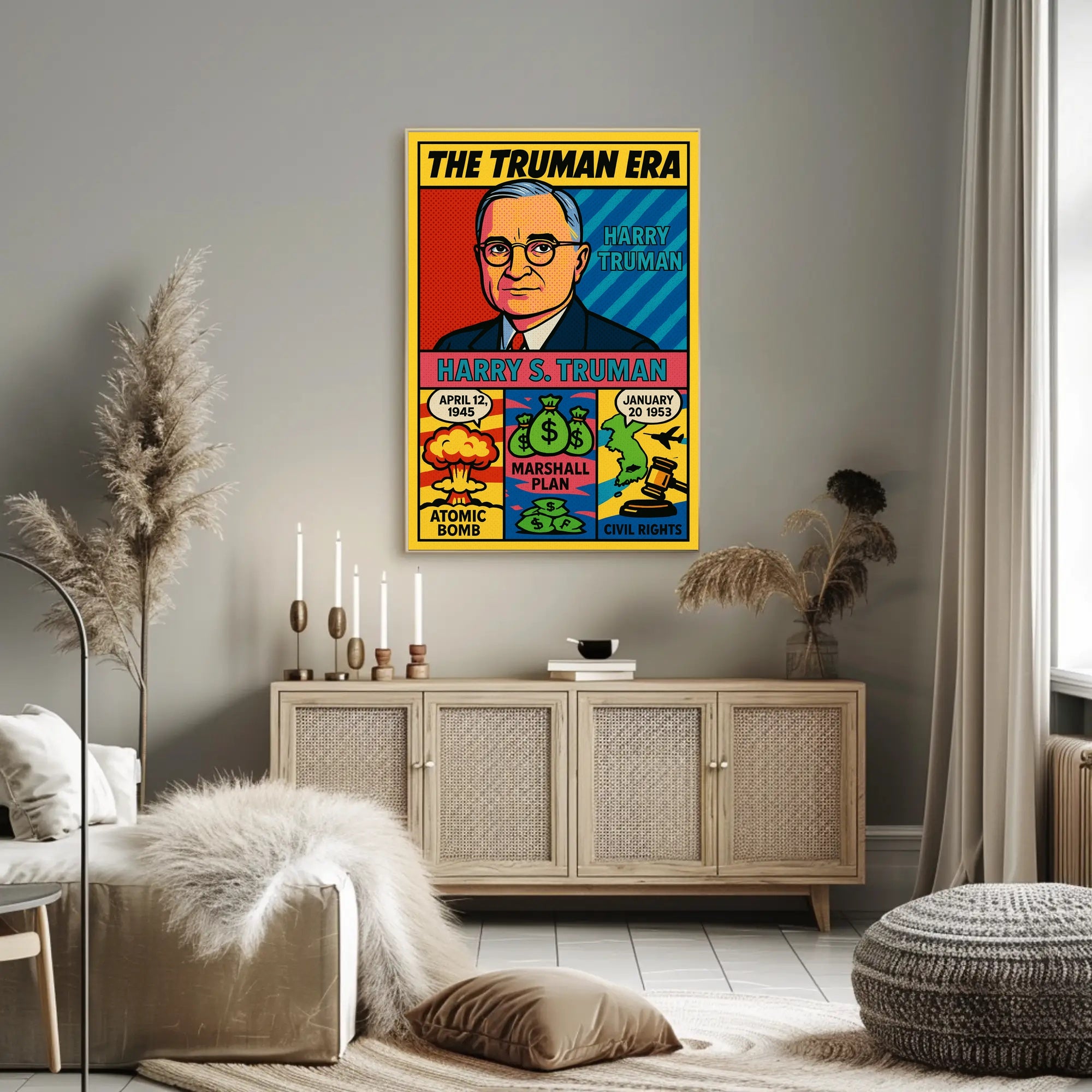 Harry S. Truman The Truman Era Poster PosterGoat