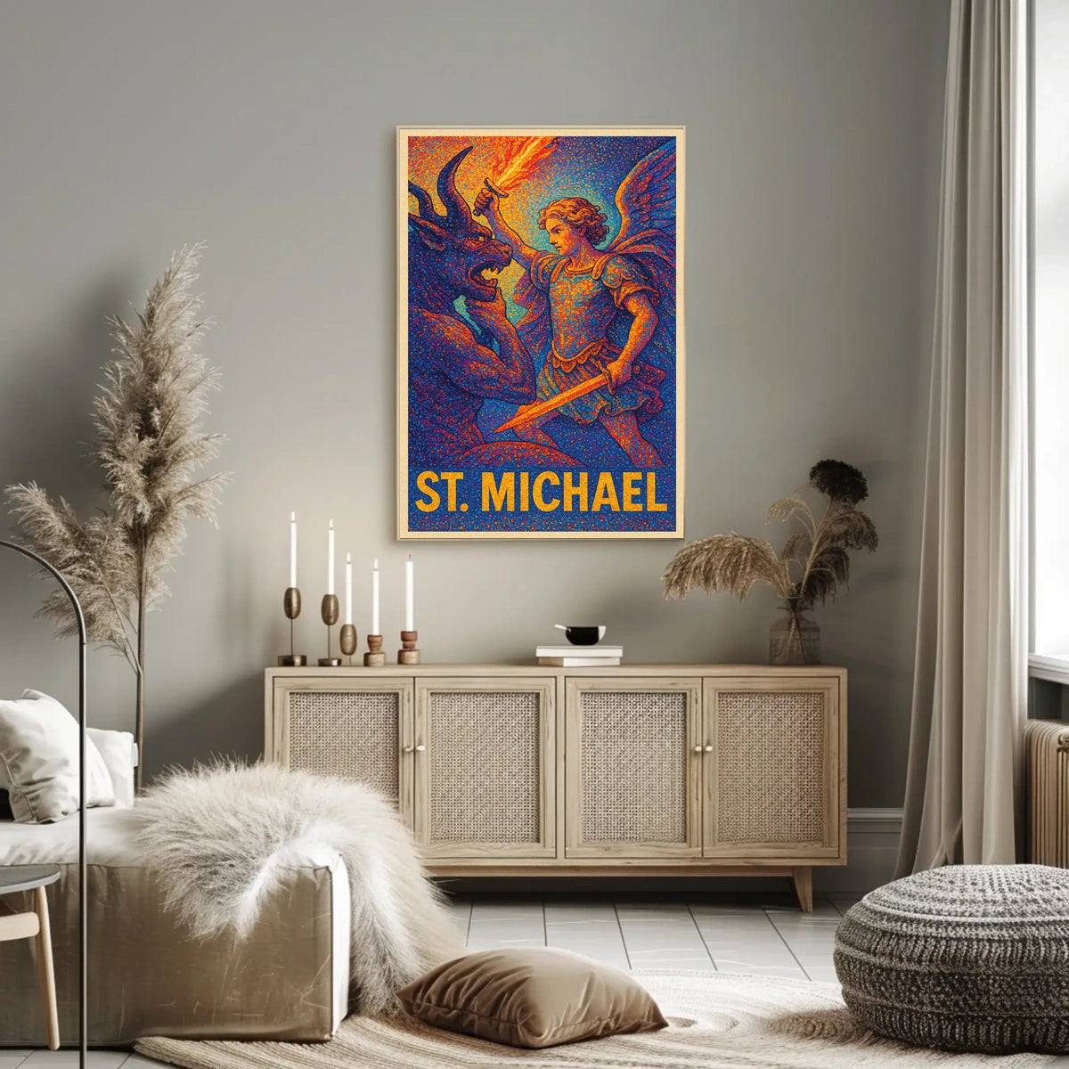 Saint Michael Wall Art poster