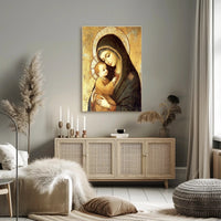 Renaissance Maternal Affection Spiritual Art Poster