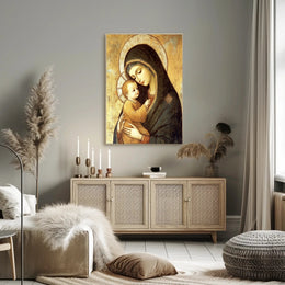 Renaissance Maternal Affection Spiritual Art Poster