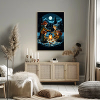 Winter Night Adventure Poster