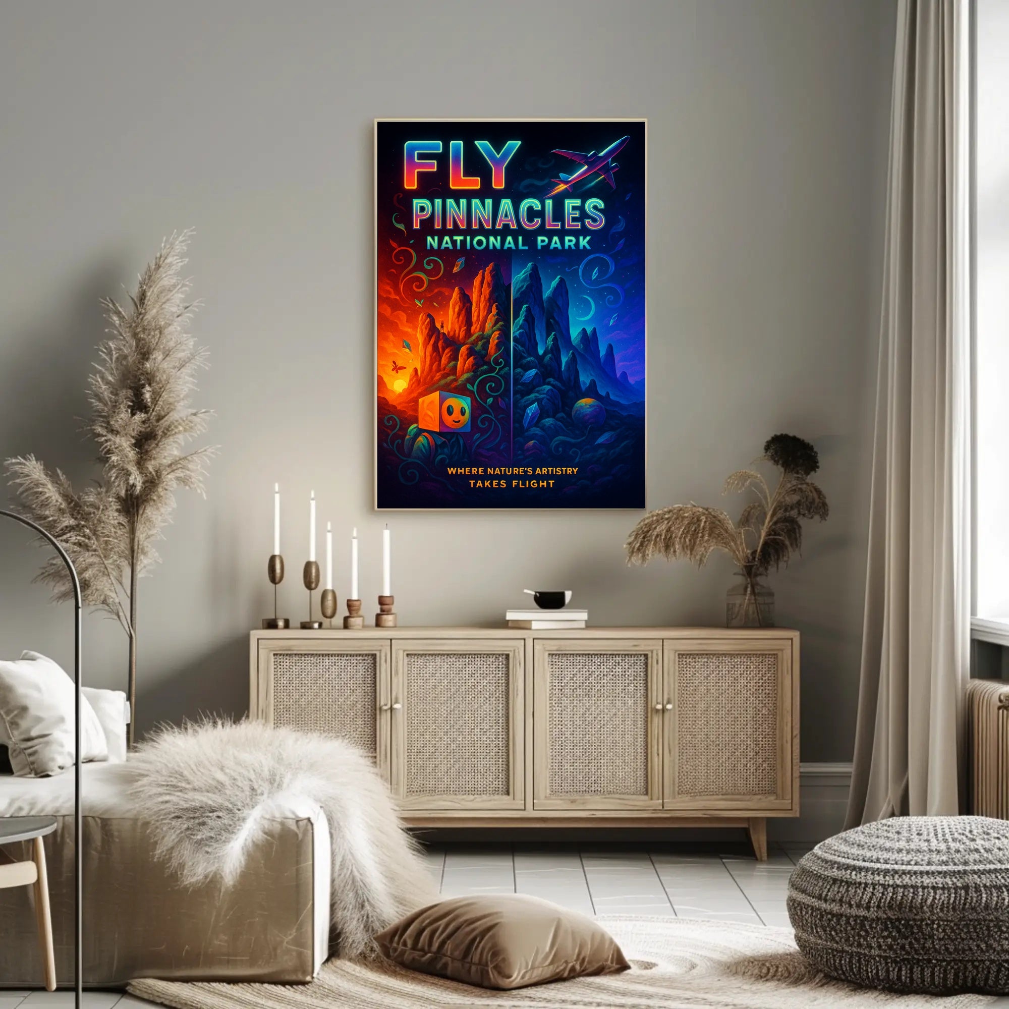 Fly Pinnacles National Park Art Print