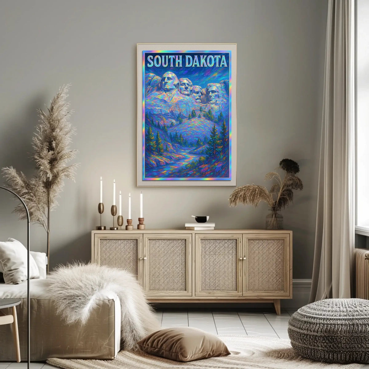 Mount Rushmore In South Dakota Poster