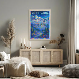 Mount Rushmore In South Dakota Poster