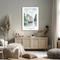 Halong Bay Serenity Travel Poster PosterGoat
