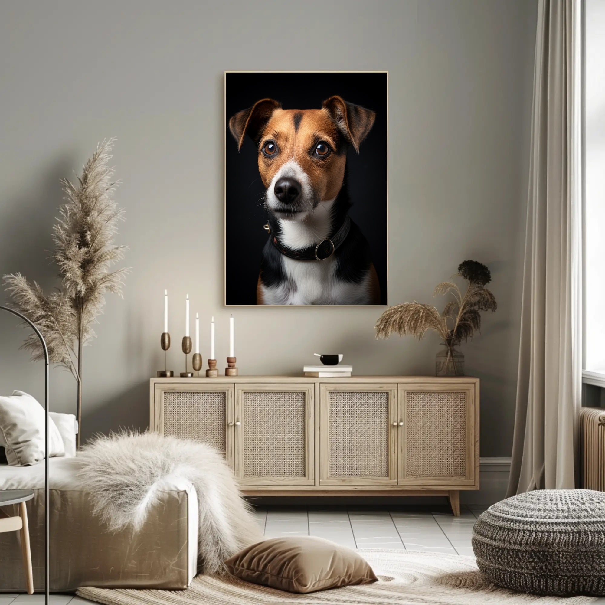 Portrait Of A Loyal Companion Poster PosterGoat