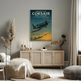 Vought F4U Corsair: WWII Legend Poster