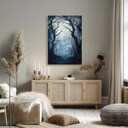 Enchanted Forest Mystique: Mystical Artistic or Pop Culture Poster