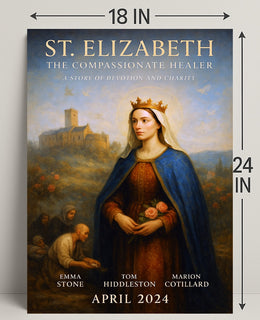 St. Elizabeth The Compassionate Healer Poster PosterGoat