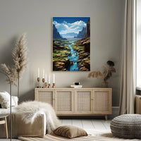 Majestic Canyon Landscape Poster