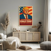 Trump Patriotic Vision Pop Art Poster