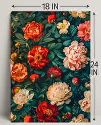 Lush Floral Elegance Art Print - Abstract or Artistic Poster