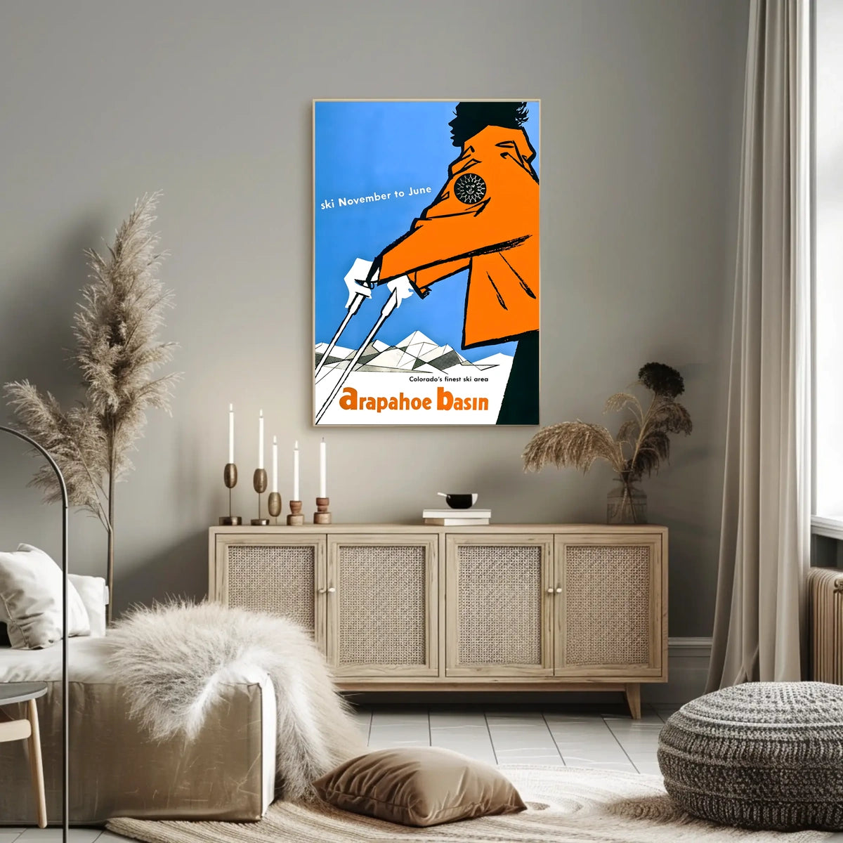 Arapahoe Basin Ski Poster