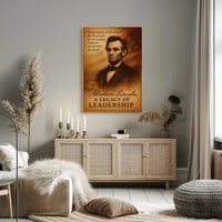 Abraham Lincoln A Legacy of Leadership Poster