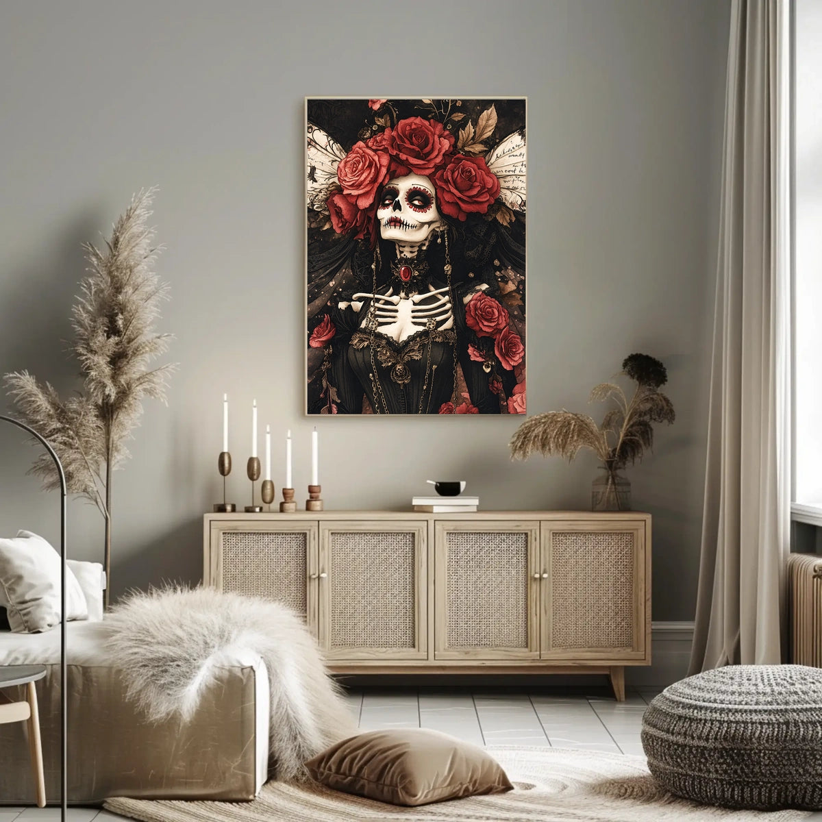 Day of the Dead La Catrina Cultural Heritage Poster