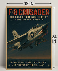 F-8 Crusader The Last of the Gunfighters Poster PosterGoat