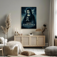 Saint Scholastica Patroness Of Poster