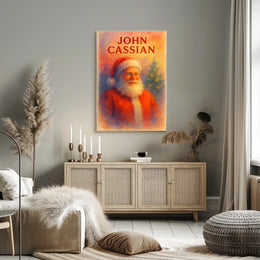 Santa Claus Holiday Cheer Christmas Cultural Poster