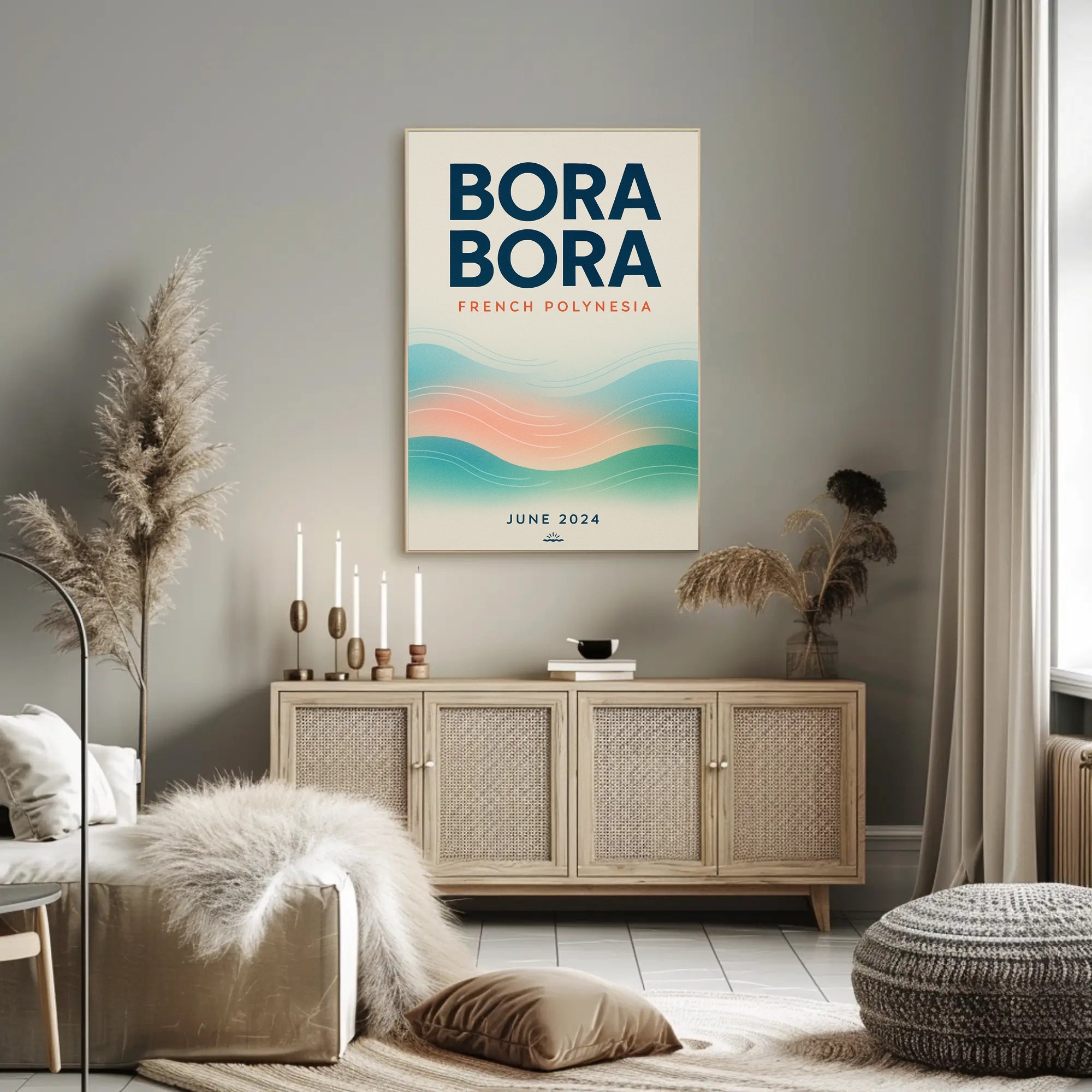 Bora Bora Travel Poster PosterGoat