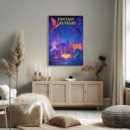 Fantasy Las Vegas Poster PosterGoat
