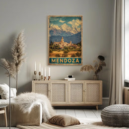 Mendoza Scenic Vintage Poster
