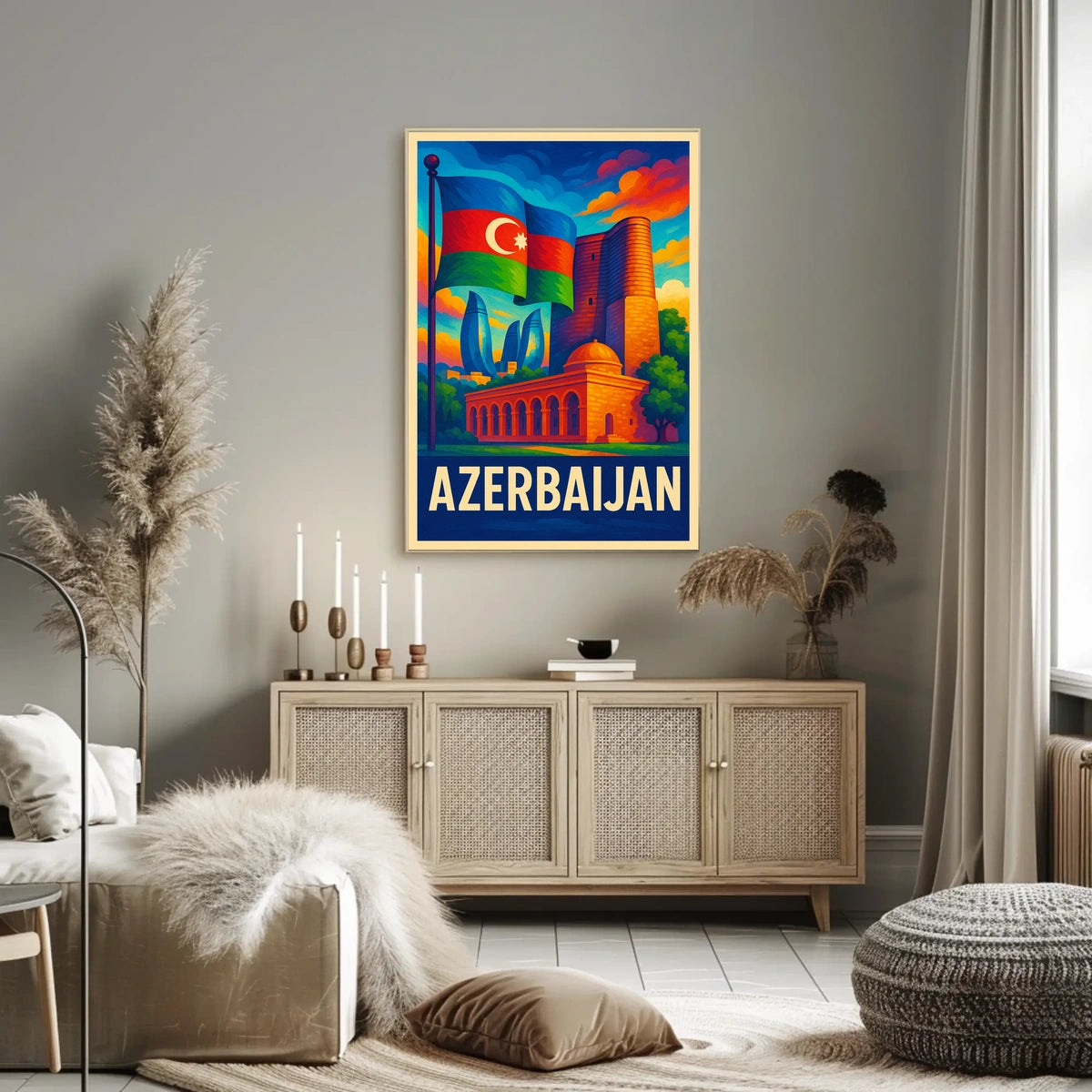 Azerbaijan A Vibrant Heritage Poster