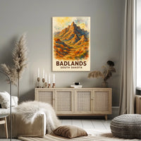 Badlands of South Dakota Poster
