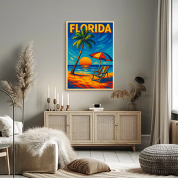 Florida Sunset Poster
