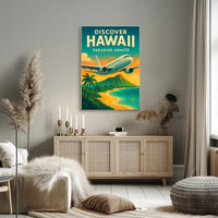 Discover Hawaii Vintage Travel Poster PosterGoat