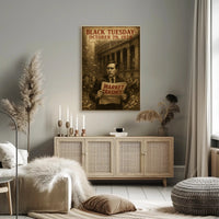 Black Tuesday Wall Art Historical or Presidential Poster