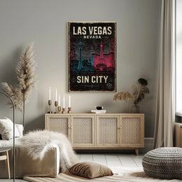 Las Vegas Sin City Poster PosterGoat
