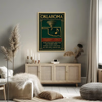 Oklahoma's Unique Culture and Geography Poster