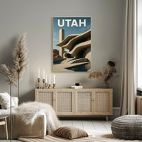 Architectural Wonders Of Utah Poster