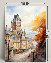 Autumn In A Historic City Poster