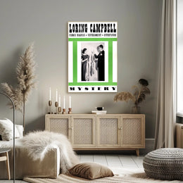Vintage Magic Show Poster Featuring Loring Campbell - Cultural Poster