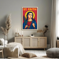 St. Faith Iconography Poster