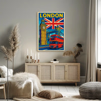 London Landmarks Poster