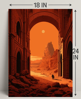 Journey Through The Arches Poster PosterGoat