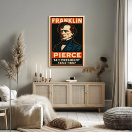 Franklin Pierce 14Th President Poster