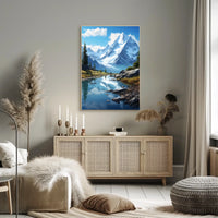 Majestic Mountain Landscape Poster