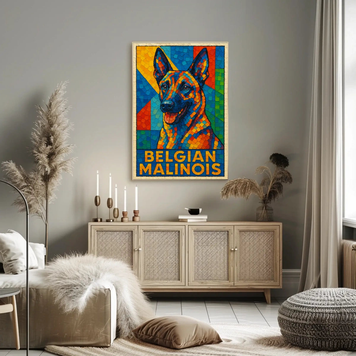 Belgian Malinois Art Poster