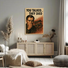 You Talked... They Died Poster
