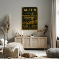 Austin River Of Lights Poster