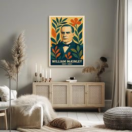 William McKinley Patriotic Vintage Modern Poster