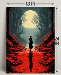 Moonlit Pathway Poster