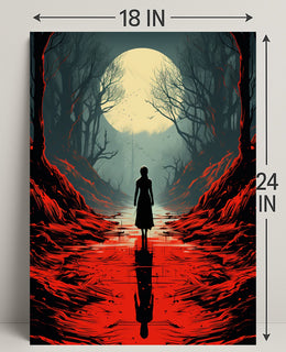 Moonlit Pathway Poster
