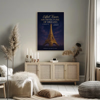 Eiffel Tower Architecture of Dreams Poster