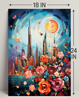 Blossoming Metropolis Poster